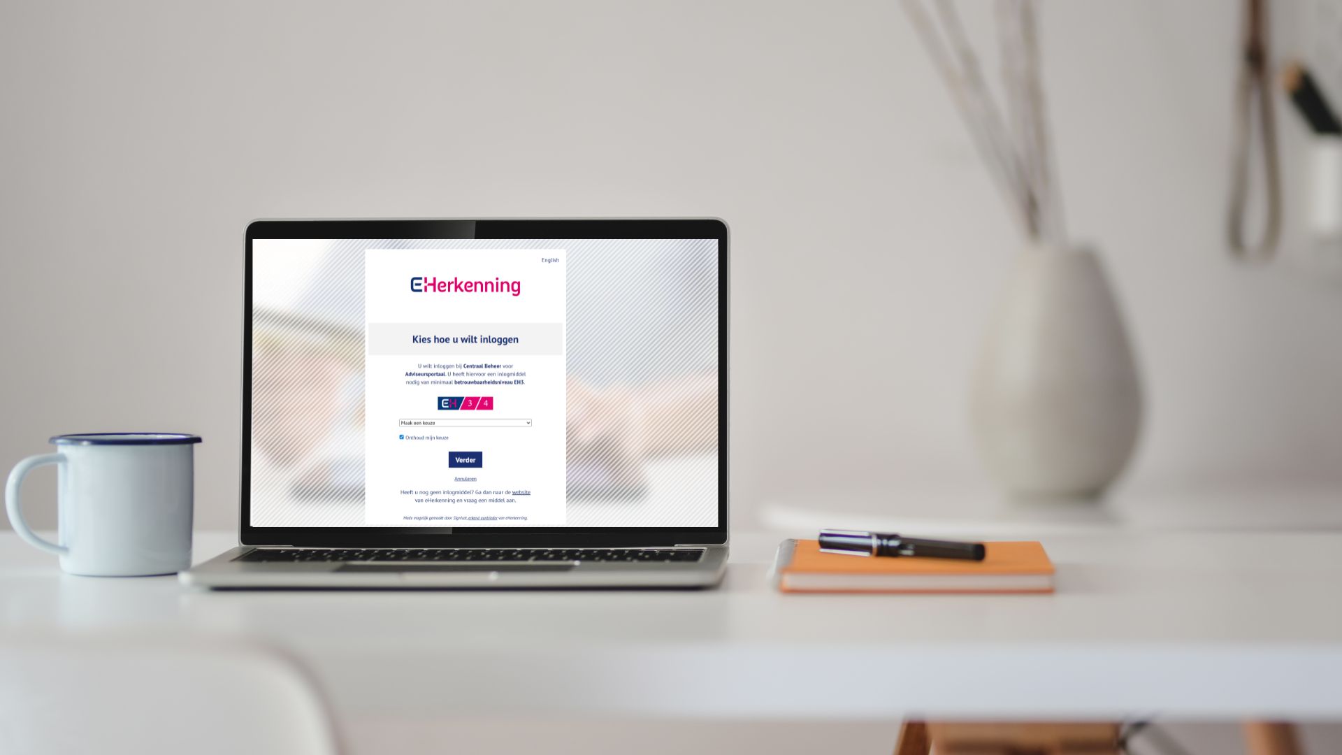 eHerkenning adviseursportaal